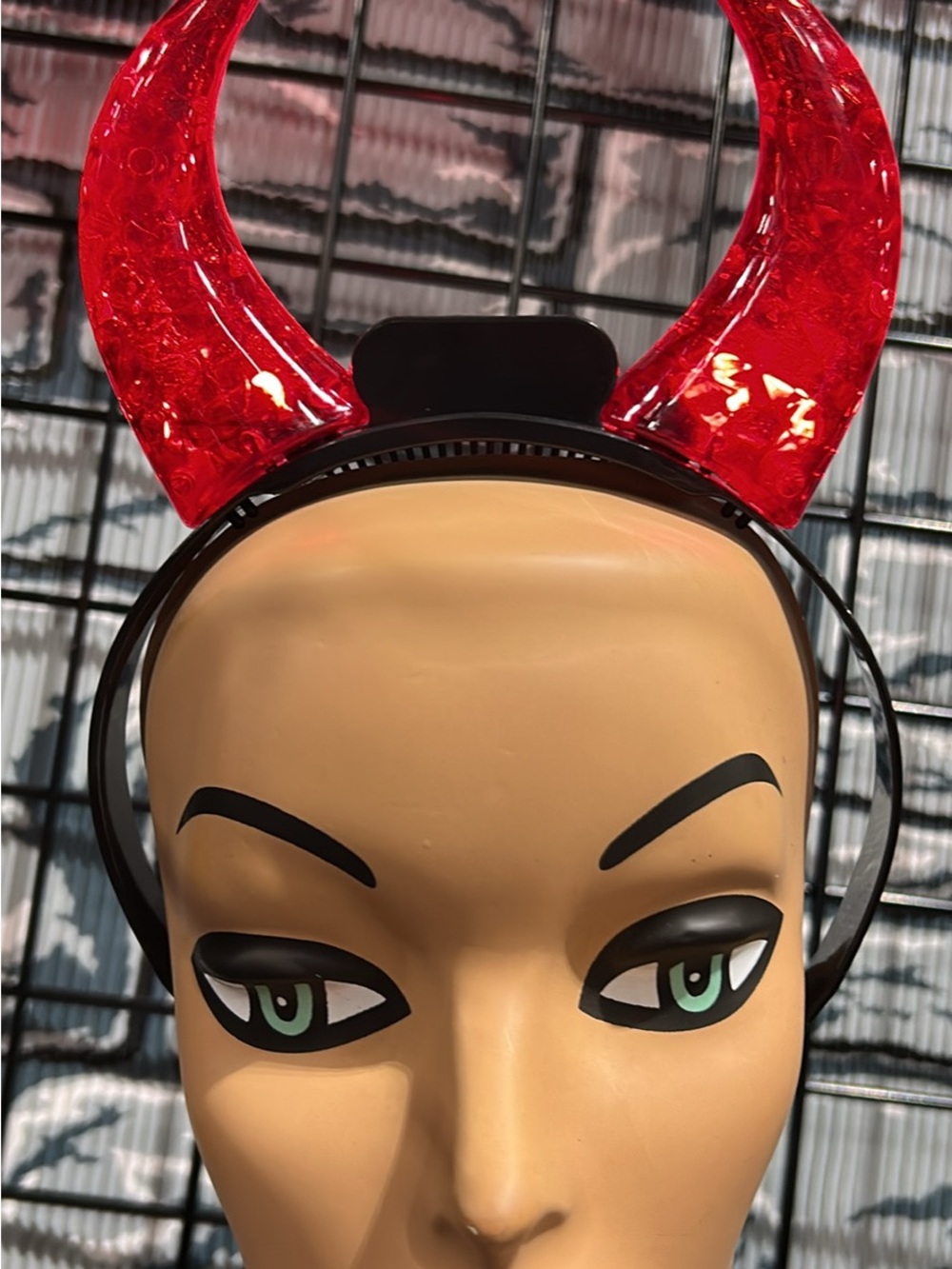 Red LED Devil Horn Headband